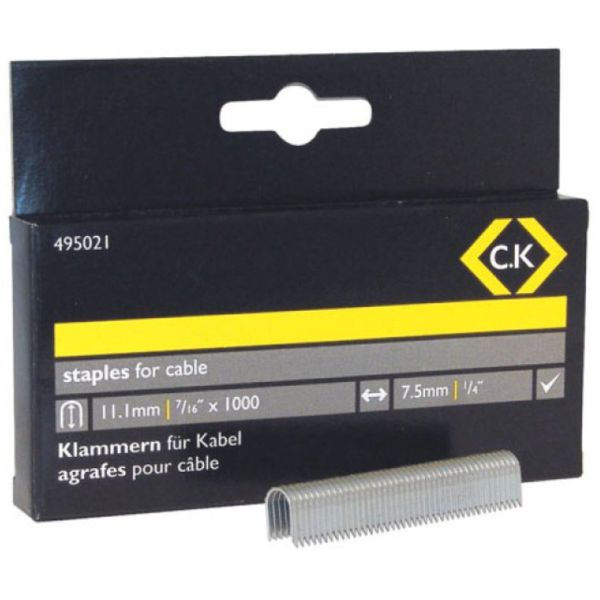 CK 495022 Staples Box/1000 14.2mm