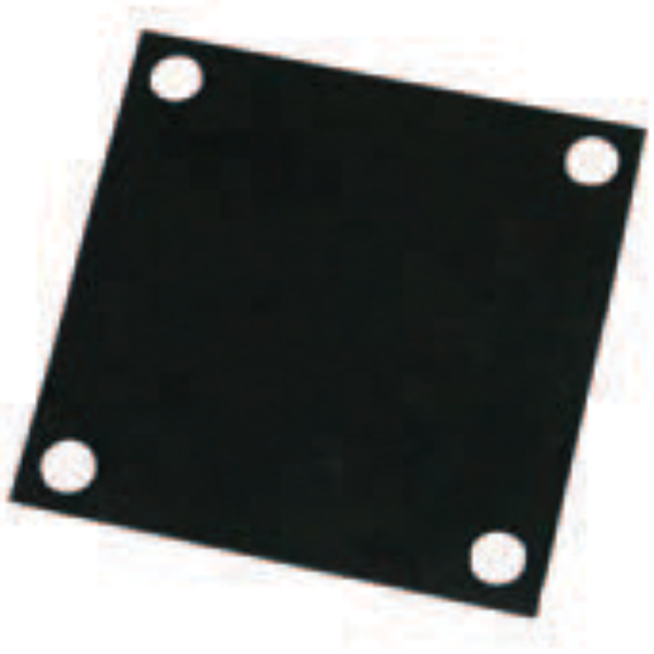 Niglon RG44 Gasket 100x100mm Blk Rubber