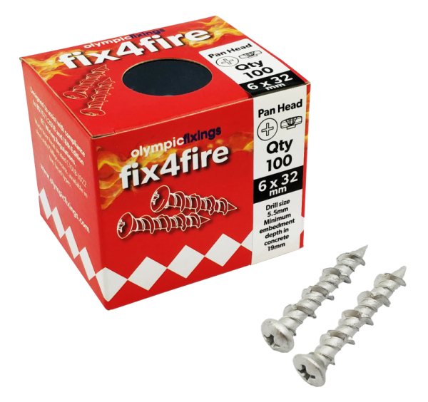 OF 211-100-010 Pan Head Fix4Fire Screw