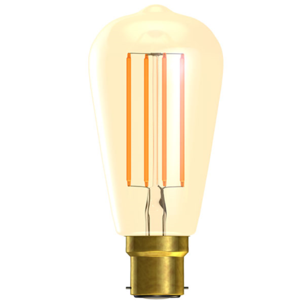 BELL 01468 LED BC Squirrel Amber 4W W/W