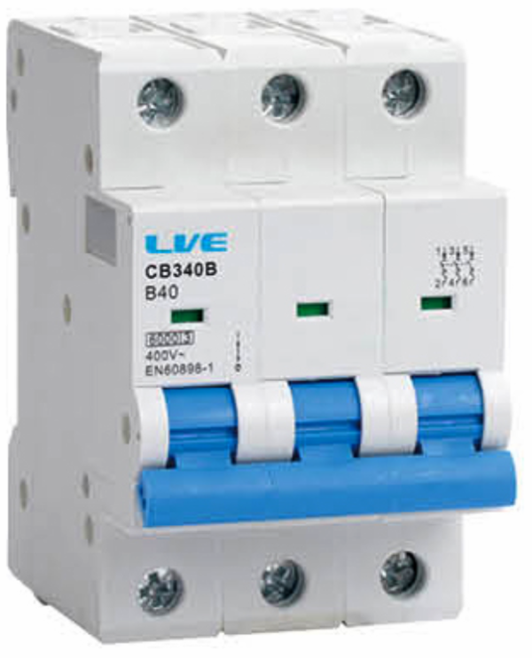 Liveelec CB310C MCB TP C Curve 10A 10kA