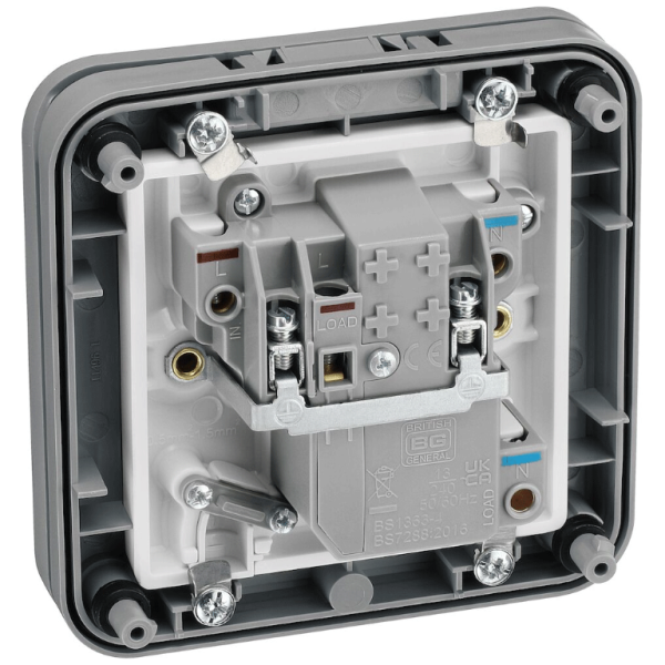 BG WP55RCD-01 Fused Connection Unit 13A - Image 3