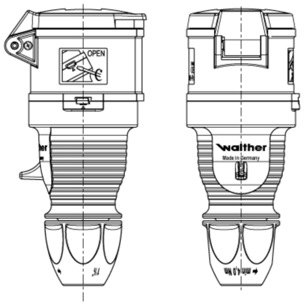 Walther 310406 Coupler 16A 380/415V - Image 2