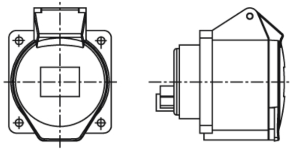 Walther 410304 Socket 16A 110/130V