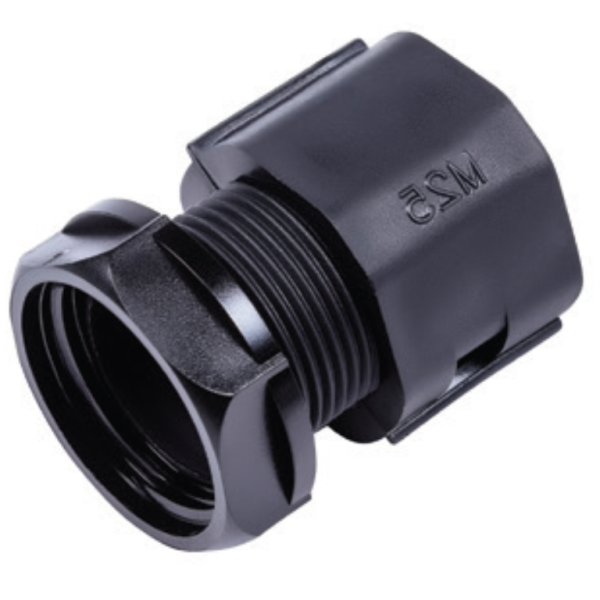 Niglon KCPG20B Connector 20mm Black IP40