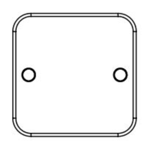 K/Bridge M8500 Blanking Plate 1 Gang - Image 2