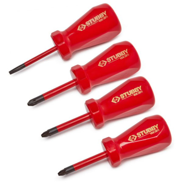 CK T48349 Stubby Screwdriver 4Pce Set