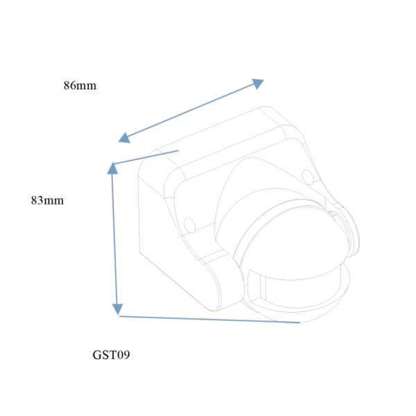 K/Bridge OS004B PIR Sensor 180Deg Black - Image 2