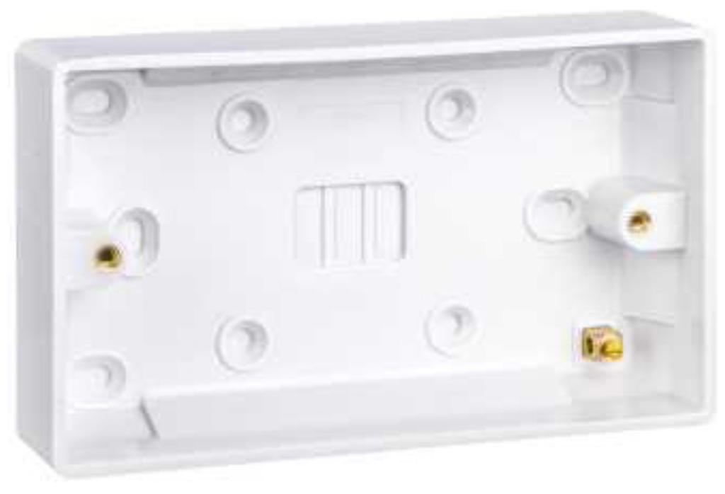 Schneider GU9225 Pattress 2 Gang 25mm