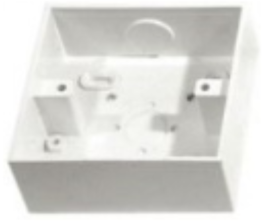 U/Volt SFB1/44 Box 1 Gang Surface White