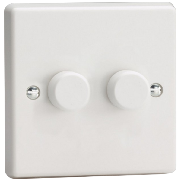 VARI JQP252W Push Dimmer Switch 2G 2Way