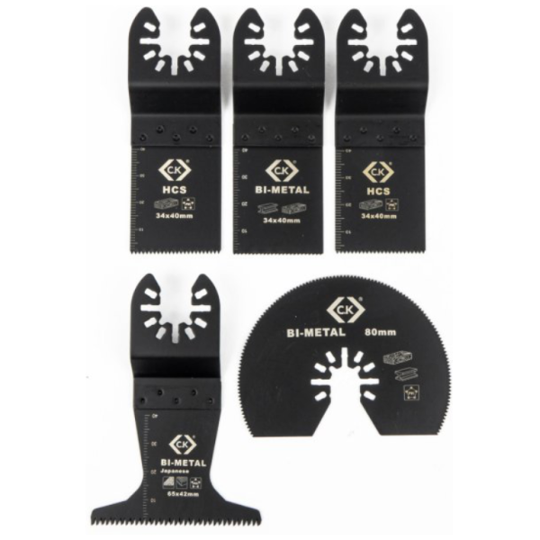 CK T0870 Multi Tool Blade 5Pce Set