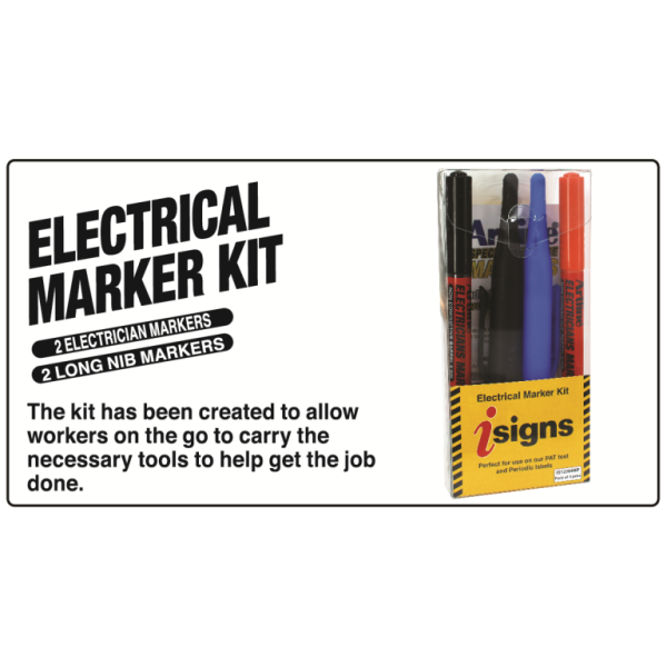 Ind Signs IS12204MP Elec Mkg Pen Pk=4