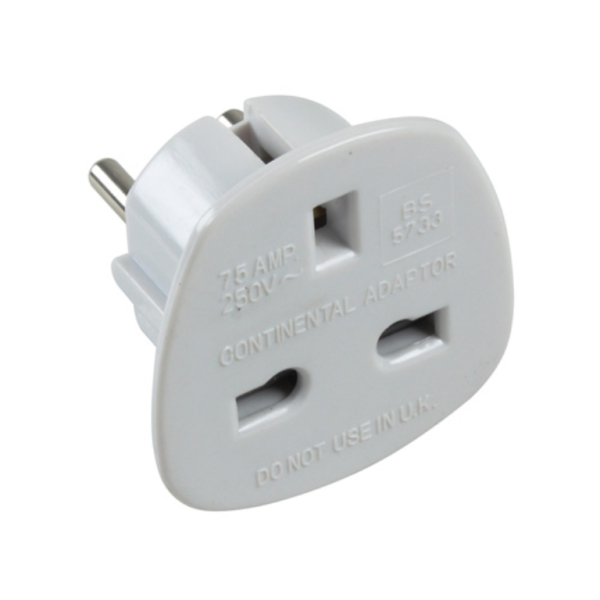 CED WTAP Travel Plug Adaptor 7.5A 250V