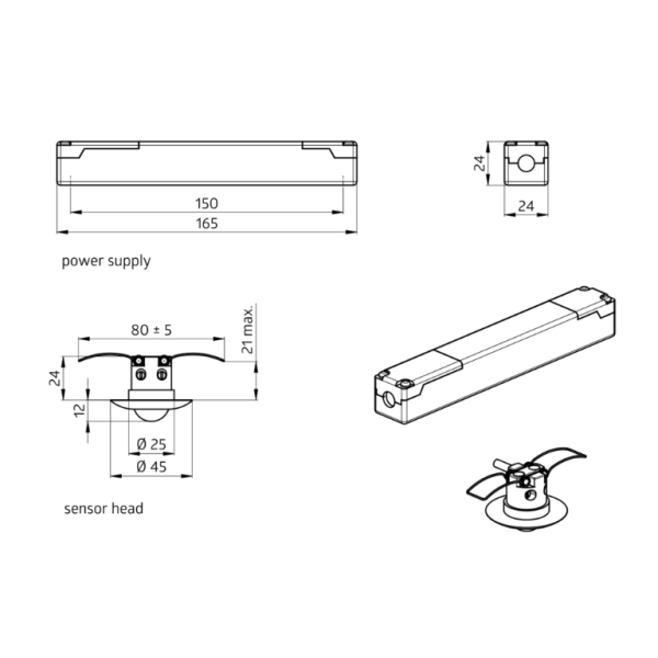 BEG 92902 Detector PD9 Mini Surface Whi - Image 2