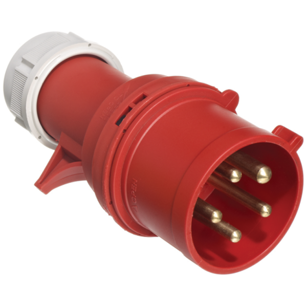 Europa IP164N Plug 3P+E 16A 415V Red