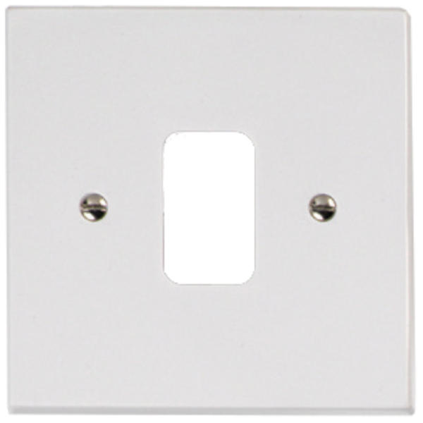 Deta G2601 Grid Plate 1Gang White