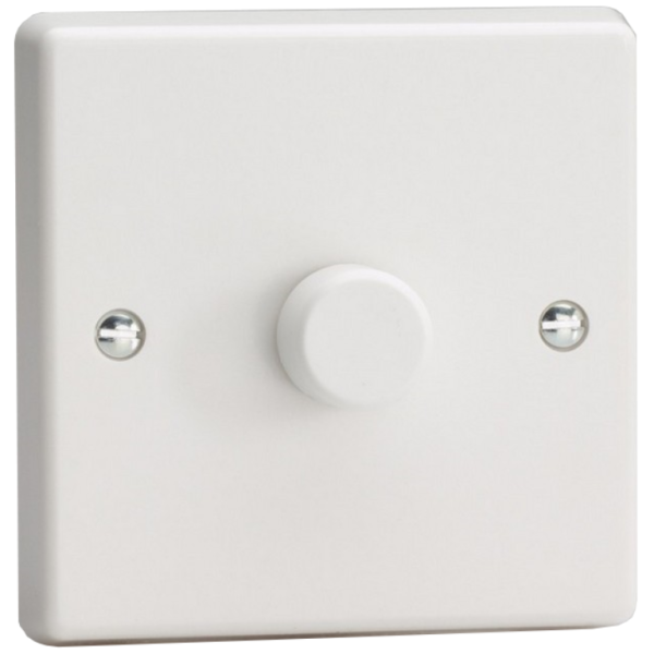 VARI TQR1001W Roty Dimmer Switch 1G 1Way