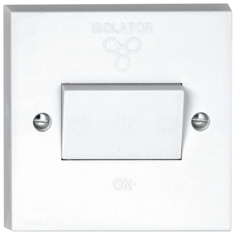 Deta V1247 Plt Sw 1G TP Fan Isol 10A