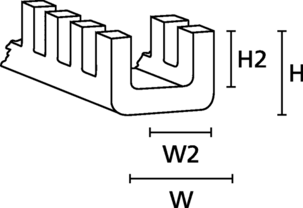 Hellerman G51PA Grommet Strip 1.44mm - Image 3