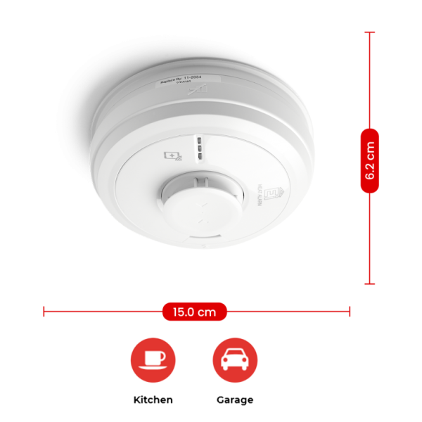 Aico EI3014 Mains Heat Alarm - Image 2