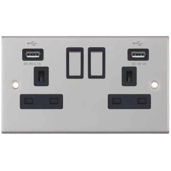 LGA DSL261 2G Socket 2 USB Outlet 13A