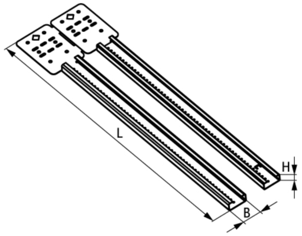 Walraven 59491624 Bracket Fixing 16-24in - Image 2