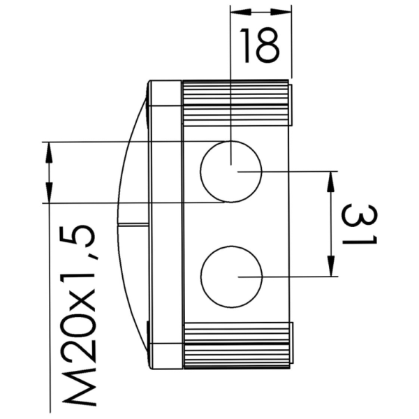 Wiska 10060401 Box 308/5 FRY Grey IP67 - Image 3