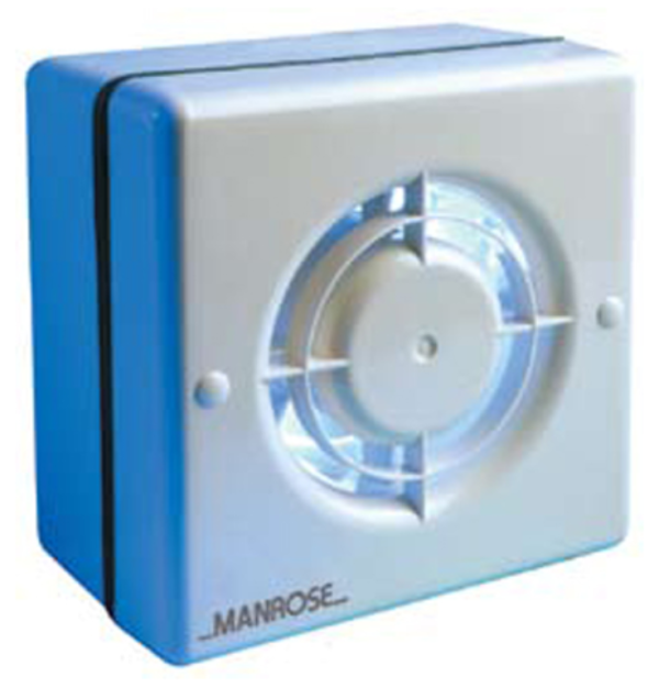 Manrose WF100P Fan Pullcord 100mm 4in