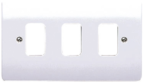 MK K3633WHI Frontplate 3 Module