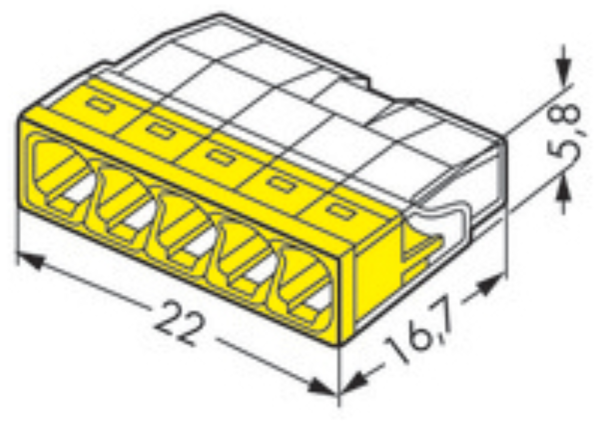 Wago 2273-205 Push-Wire Connector - Image 2