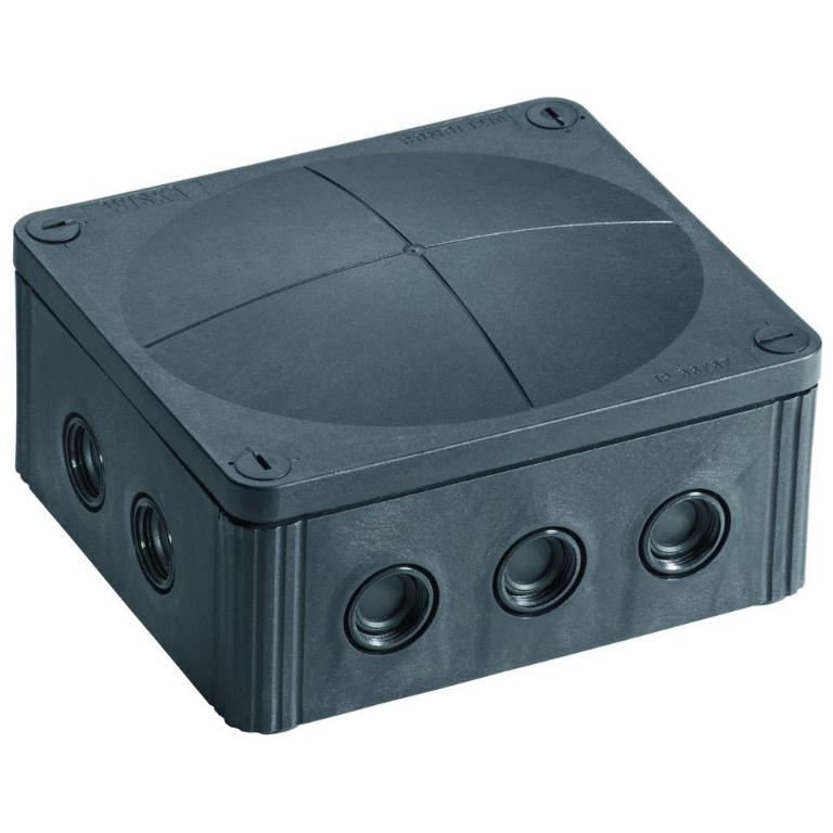 Wiska 10101463 Junction Box Blk IP66/67