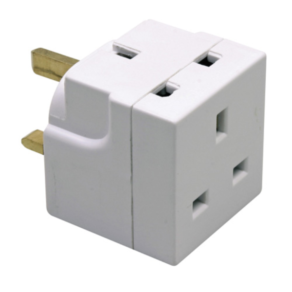 CED WAP2W Adaptor 2 Way Plug-In 13A