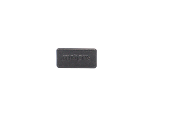 Metpro MP51/B End Cap 41x21mm Black PVC