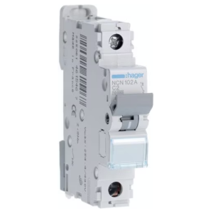HAGER NCN102A MCB SP TYP