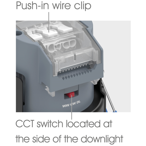 Kosnic MAU06PL LED Dwn/Lgt 6W - Image 4