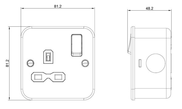 K/Bridge MR7000 1G DP Swd Socket 13A - Image 2