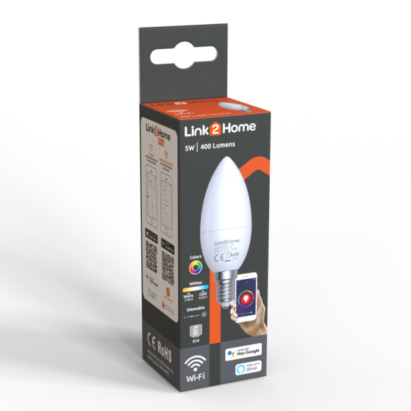 Lucas L2HE145W I/Dr WiFi Lamp E14 Whi - Image 3