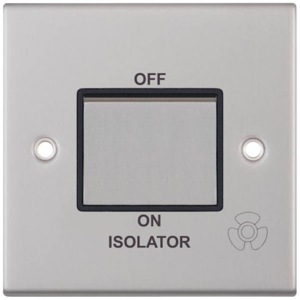 LGA DSL208 Fan Isolator S/Ch Blk Insrt