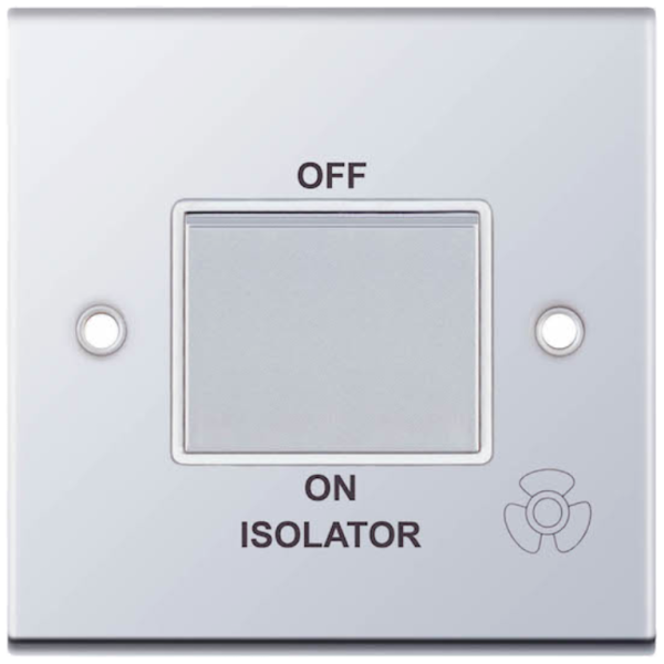 LGA DSL308 Fan Isolator P/Ch Whi Insrt