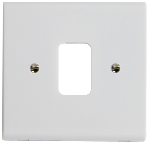 Deta G3301 Grid Plate 1Gang White