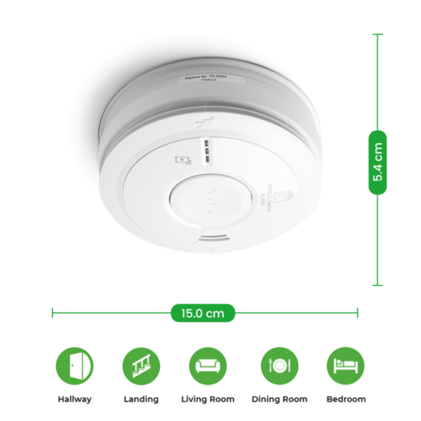 Aico EI3016 Optical Mains Smoke Alarm - Image 2