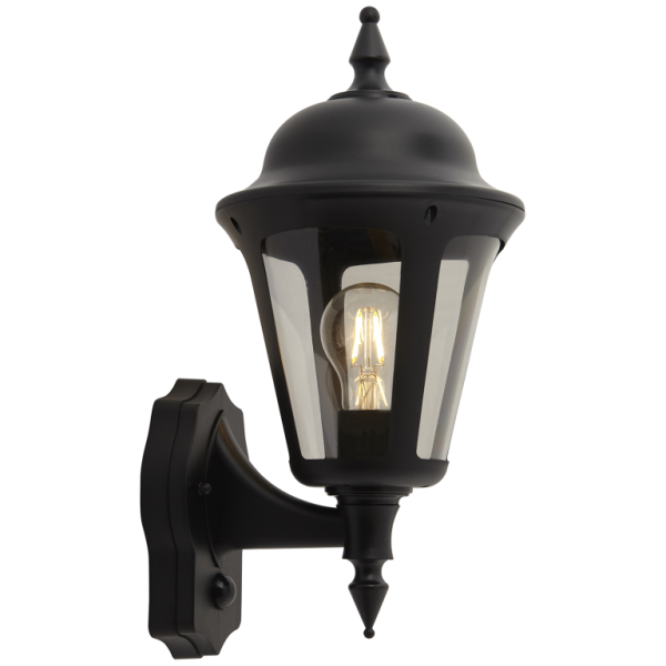 Ansell ALWL/PIR/BL Lantern E27 42W Black