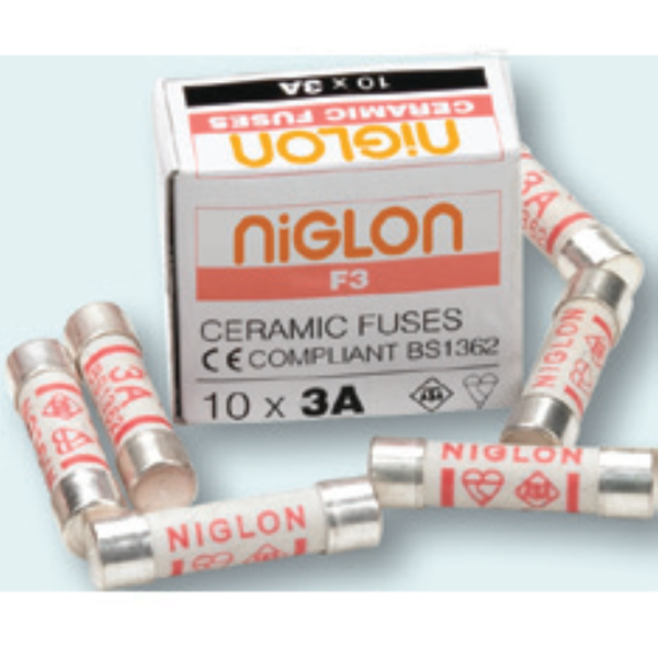 Niglon F7 BS1362 Mini Ceramic Fuse 7A