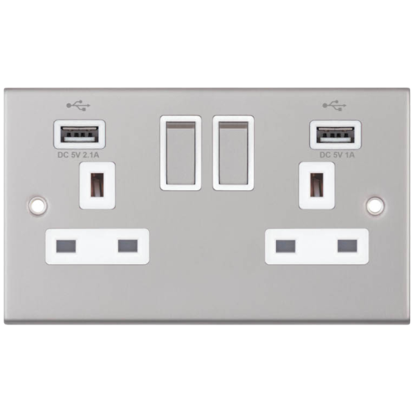 LGA DSL161 2G Socket 2 USB Outlet 13A