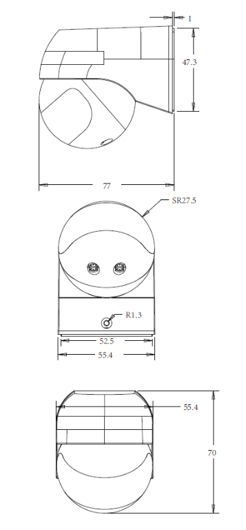 K/Bridge OS0014B Mini PIR Sensor 180Deg - Image 2