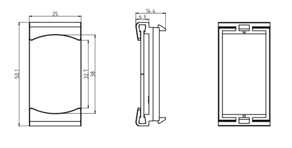 K/Bridge NETBR1GW Brush Module 25x50mm - Image 2