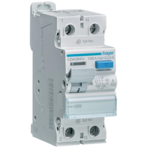 HAGER CDA584U RCCB 1P+N