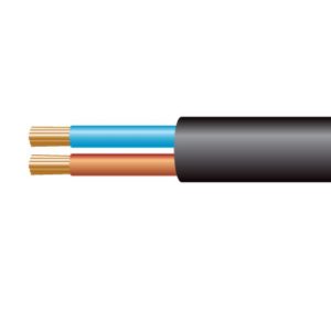 0.5MM 2C FLEX BLK 50M